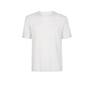 ELEVENTY Melange Knit Crewneck T-Shirt Men WHITE T-Shirts
